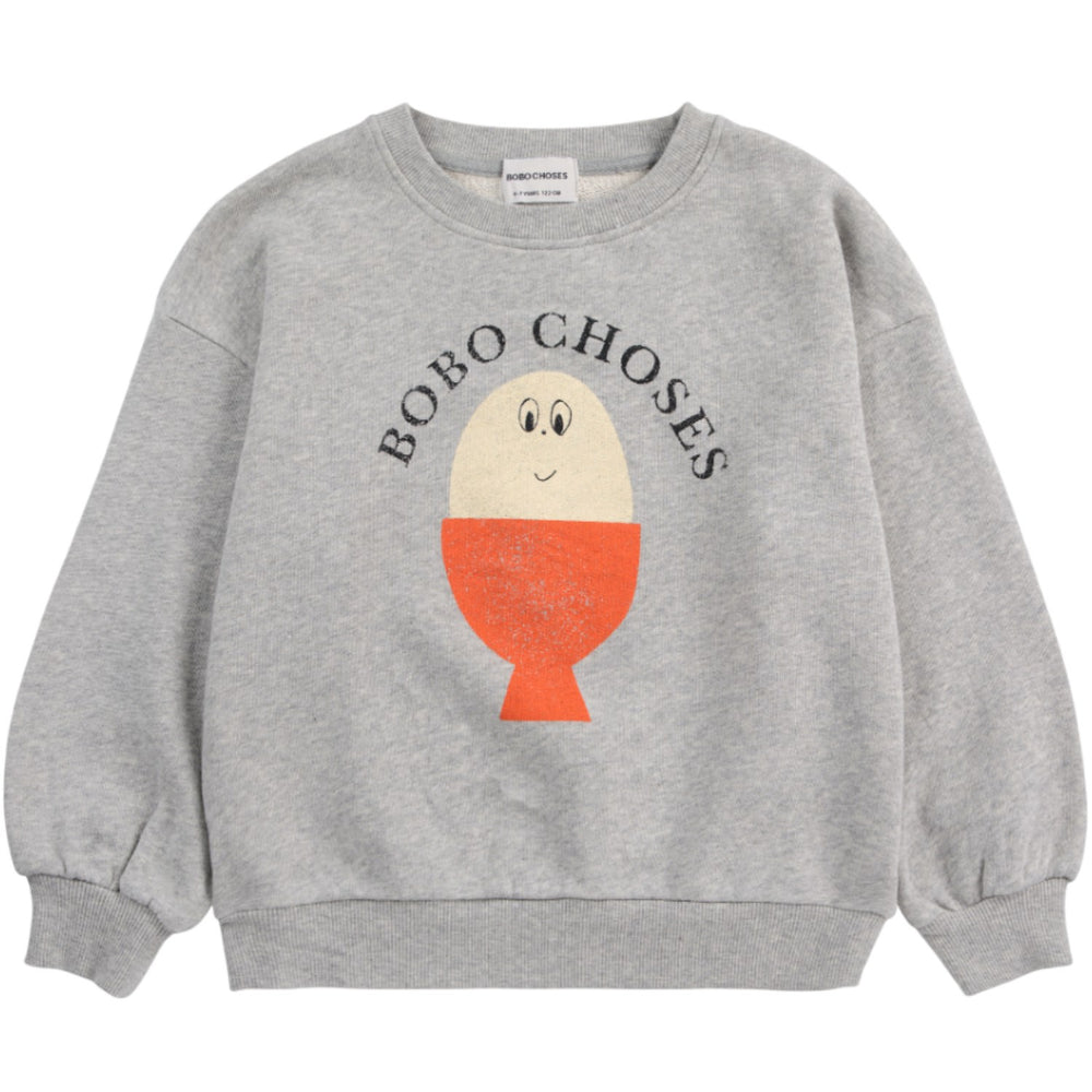 Køb Bobo Choses Heather Grey Morning Egg Sweatshirt