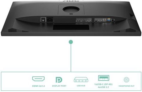 AOC Q27P3CW - Beeldscherm - Zwart - 27 inch - Quad HD - LED