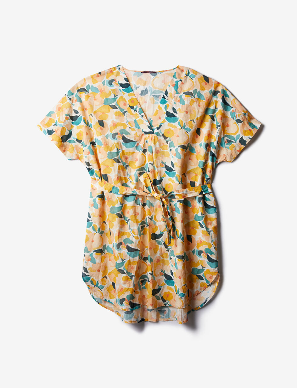 Robe - pivoine orange clair