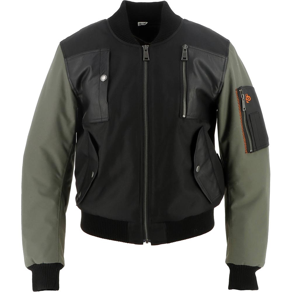 Helstons - Blouson femme H-Bomb Noir / Kaki