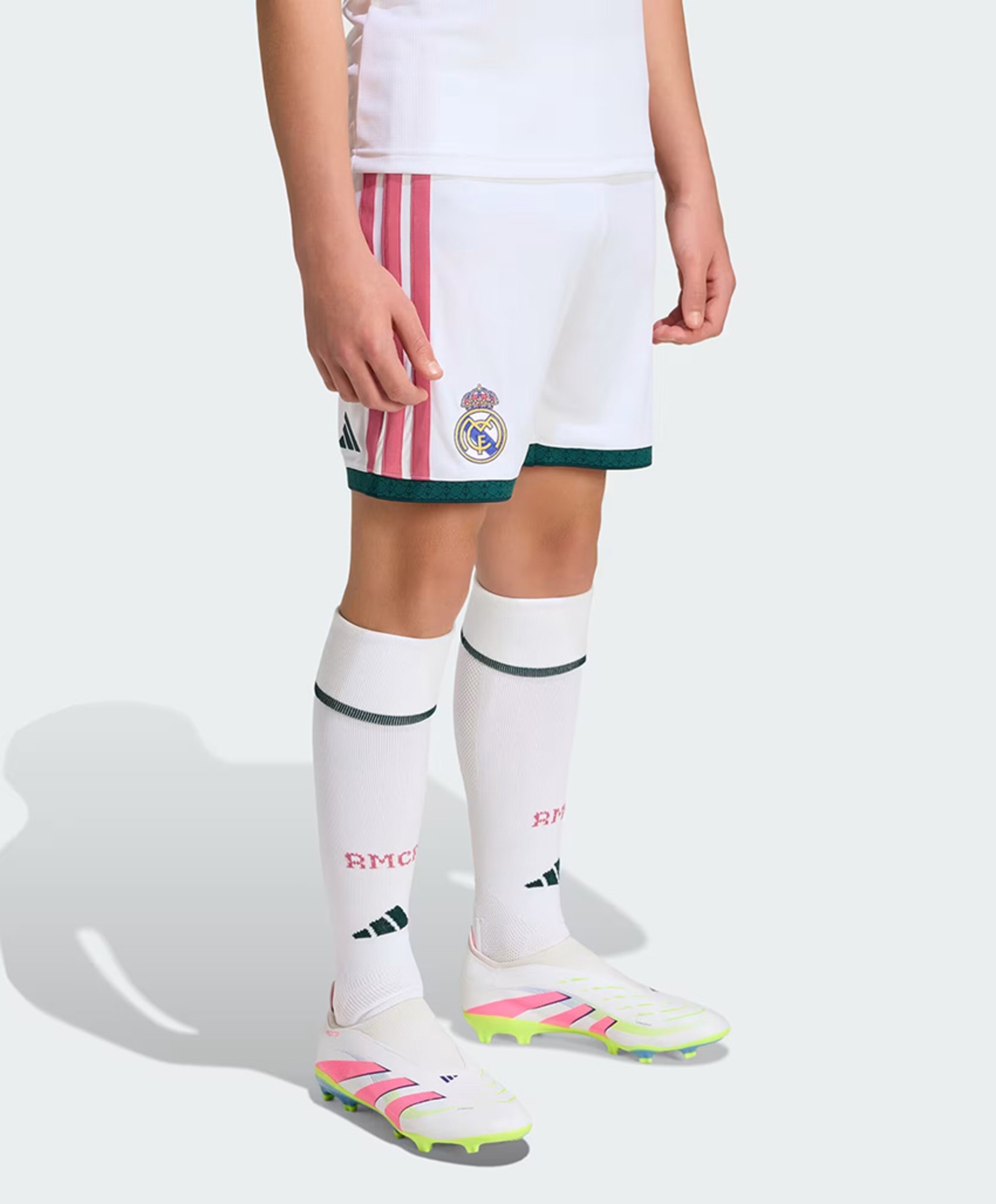 Adidas REAL H SHO Y jongens shorts wit