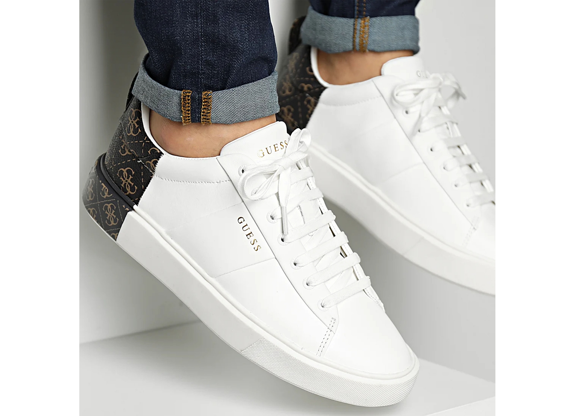 New vice blanc marron