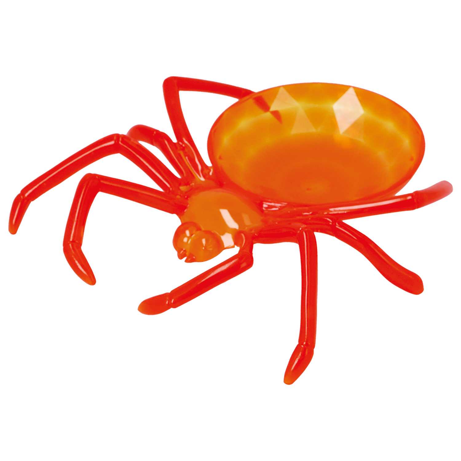 Halloween Schale Spinne aus Kunststoff 3fach