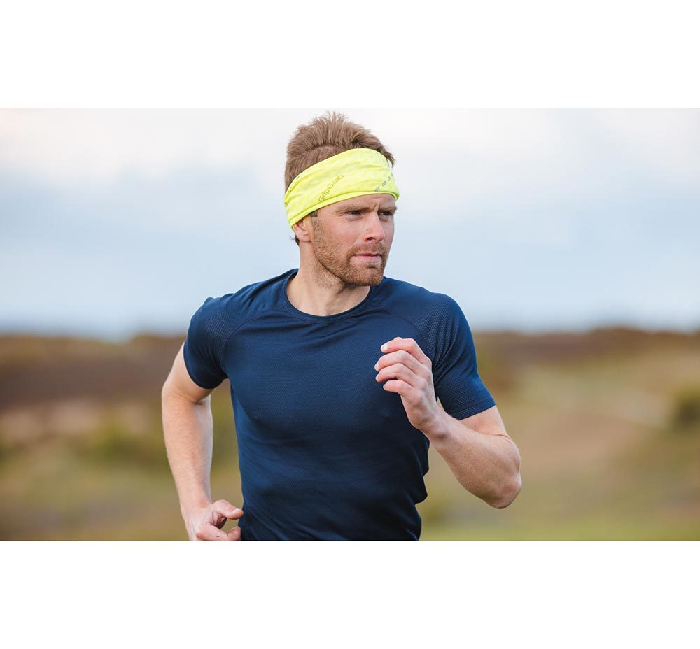 GripGrab Multifunctionele Neck Warmer Reflective Hi-Vis Geel