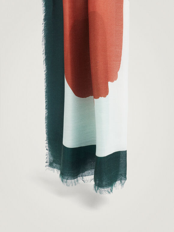 Lenço estampado - Verde