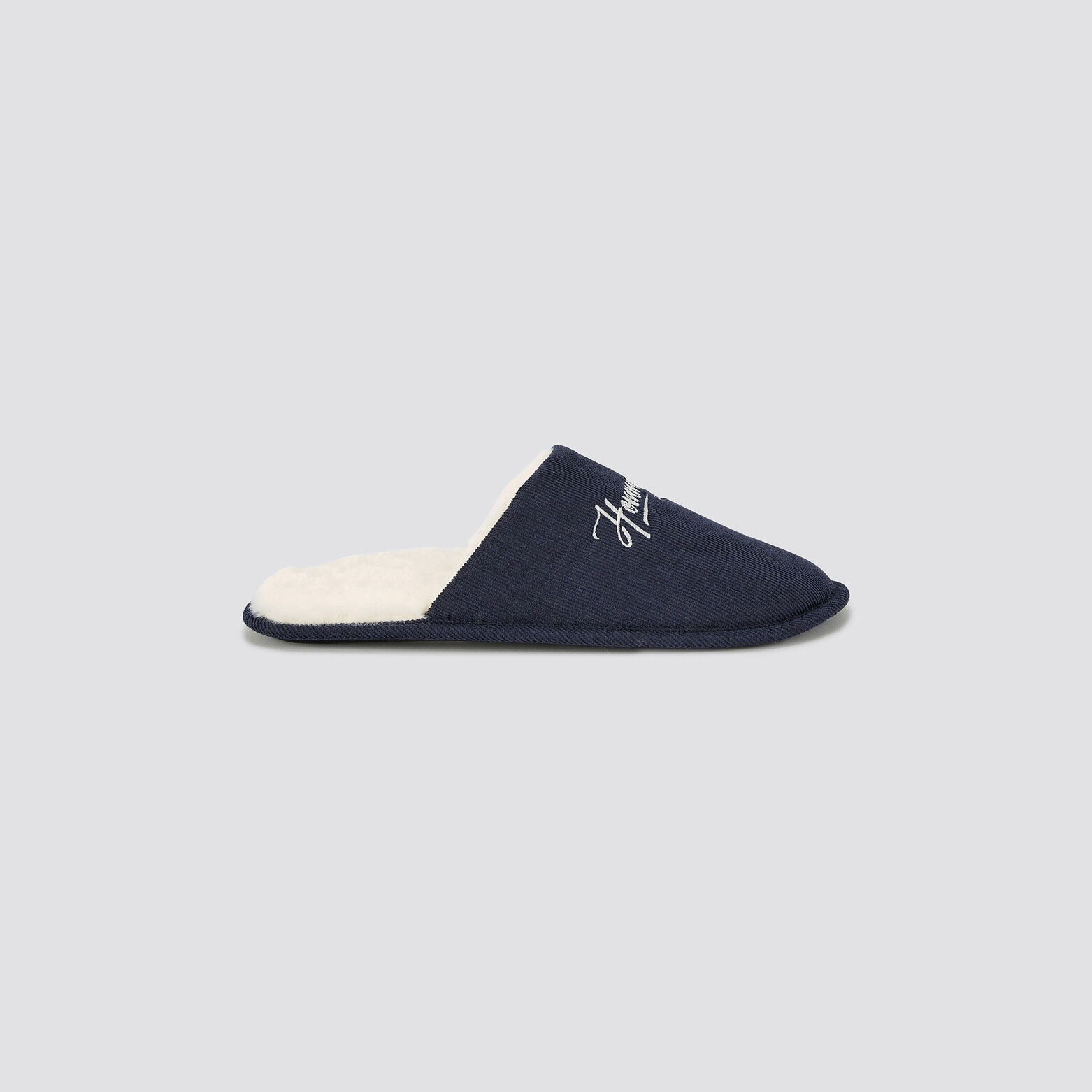 Chaussons à message Bleu foncé