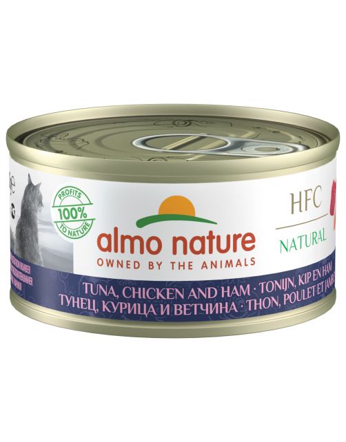 Almo Nature Hfc Cat Natural Blik 70 g - Kattenvoer