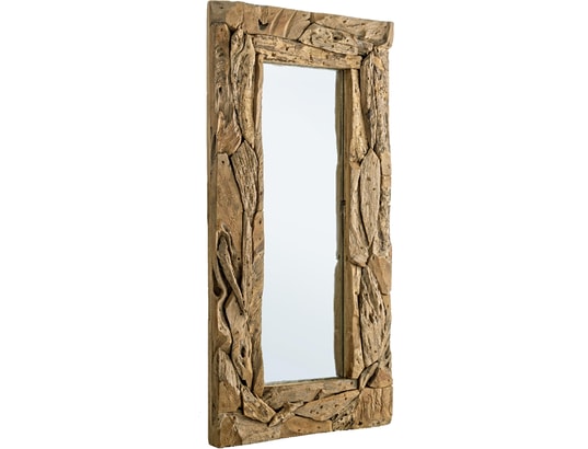 CONCEPT1 - Miroir Raven teck 120 x 60 x ep8 cm