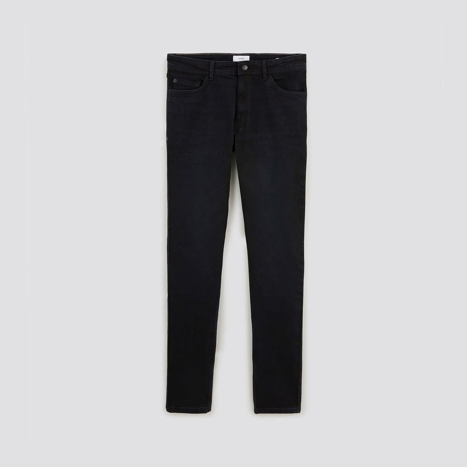 Jean slim en coton et polyester recyclés Bleu