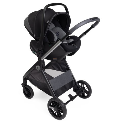 Poussette Bellagio + Adaptateurs Black Satin - CHICCO