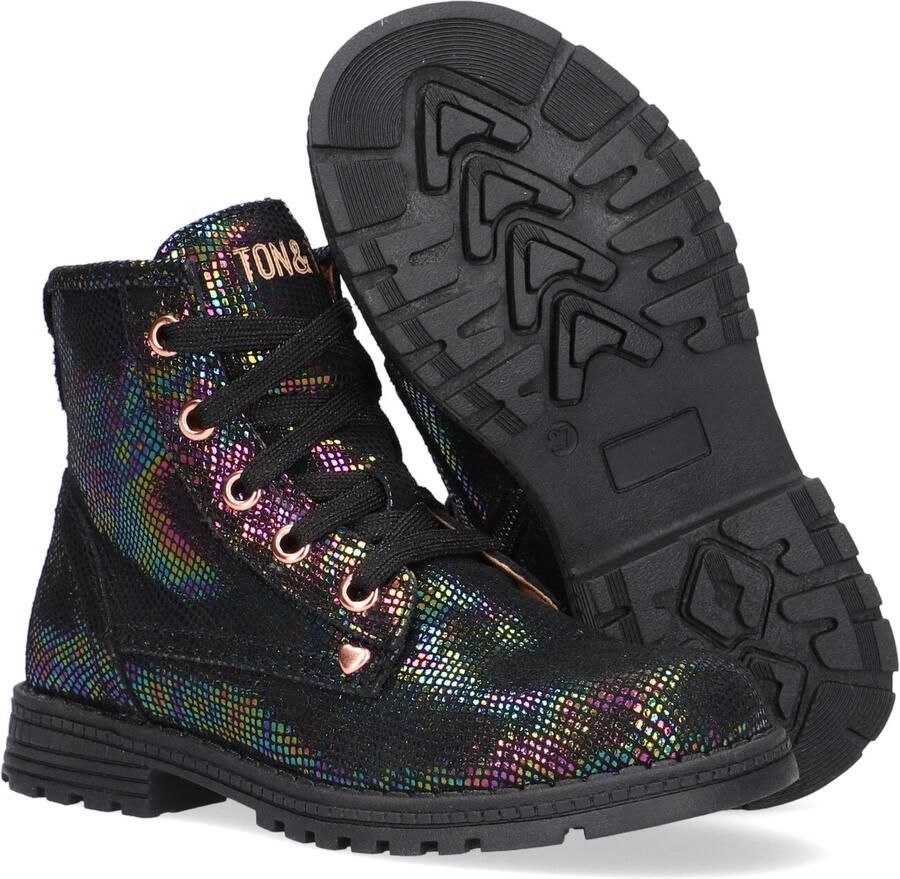 Ton & Ton Hedvig Veterboots Laarzen Met Veters Meisjes Kids Multi