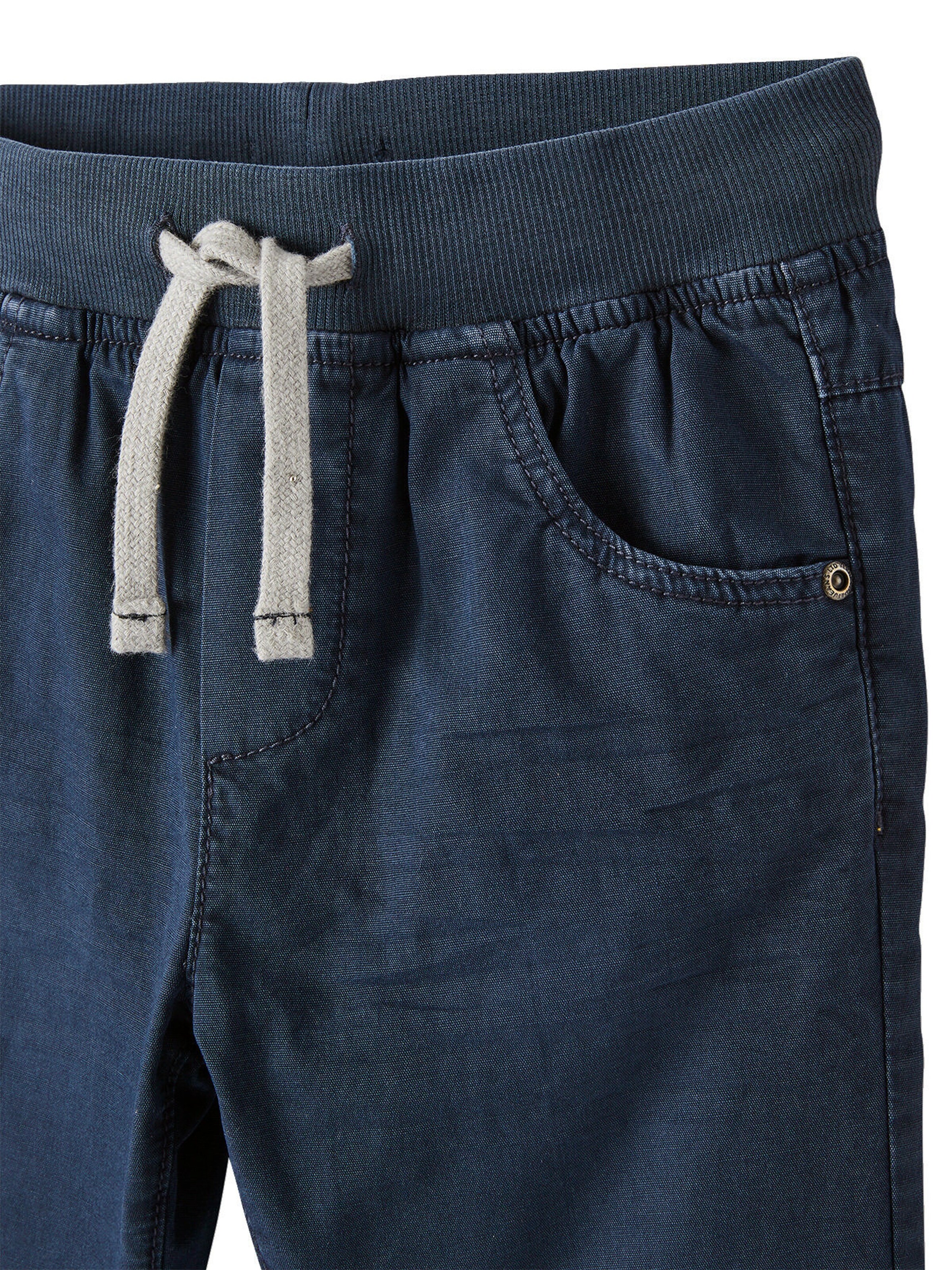 Vertbaudet Jungen Joggpants mit Fleecefutter nachtblau