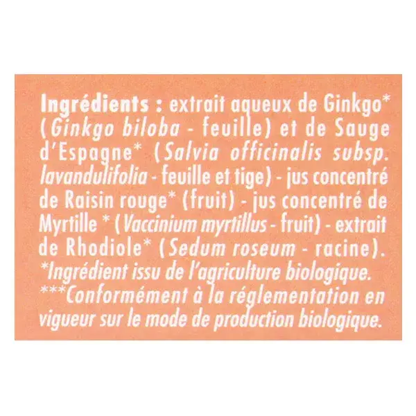 Superdiet Quatuor Mémoire 20 ampoules x 15ml