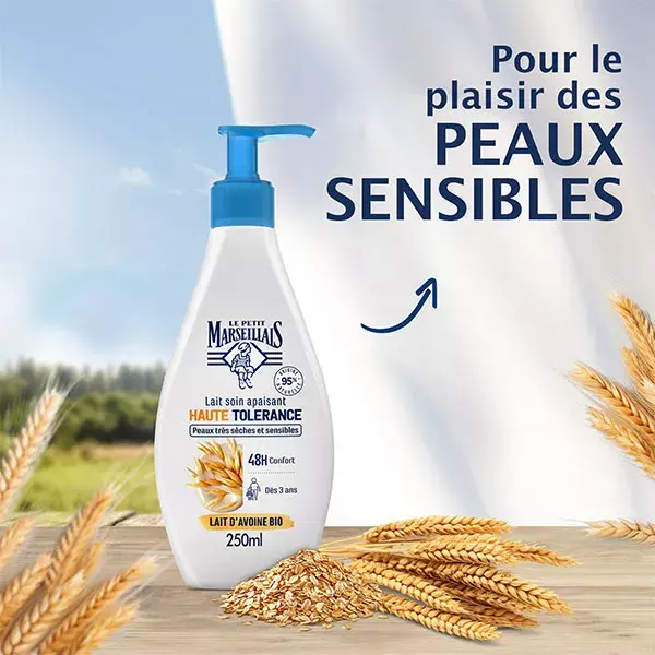 Le Petit Marseillais Leite de aveia calmante de alta tolerância 250 ml