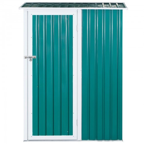 Casinha de jardim Outsunny com porta, verde