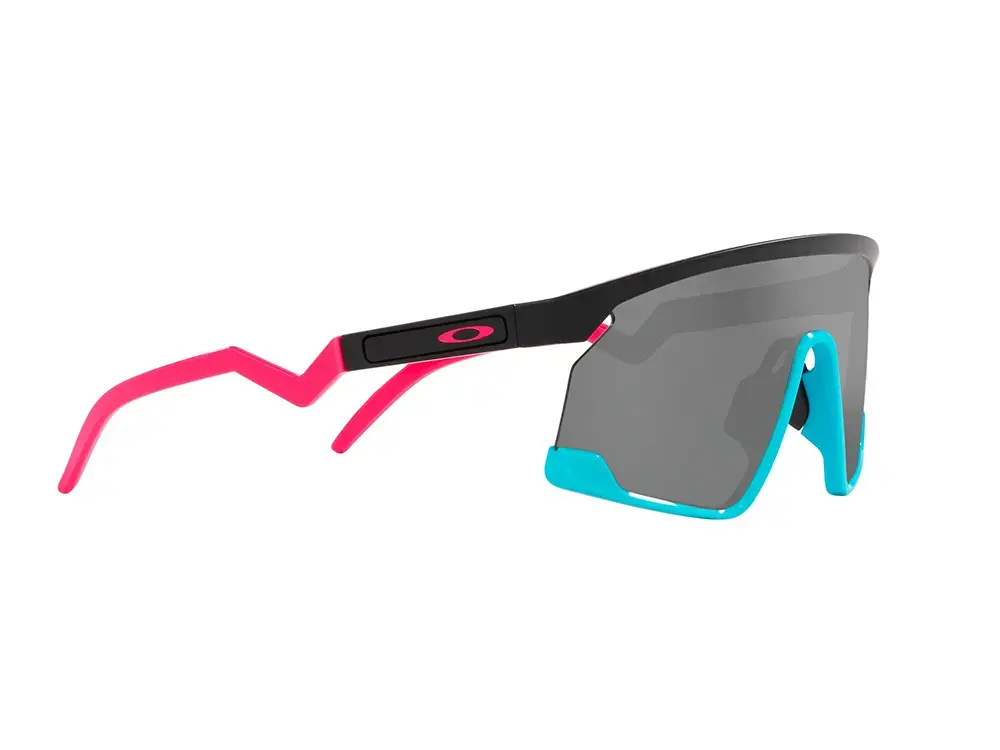 Oakley Bxtr Sport Zonnebril Prizm Black Lens Mat Zwart/Blauw/Roze