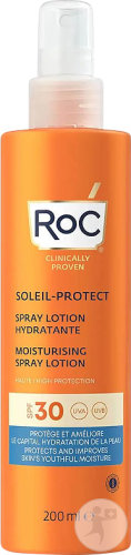 RoC Soleil-Protect Spray Lotion Hydratante IP30 Flacon 200ml