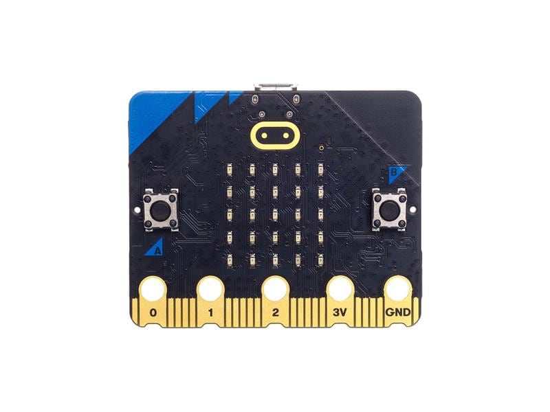 BBC micro:bit Entwicklerboard micro:bit V2.2 Club 10 Stück Entwicklerboard im Taschenformat mit 5 x 5 LED-Matrix