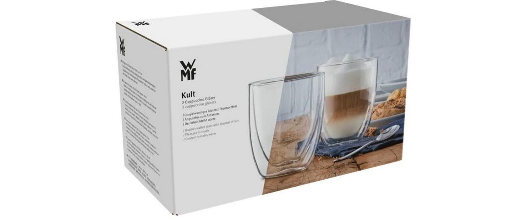 Cappuccinotasse Kult 250 ml, 2 Stück, TransparentThermogläser-Set