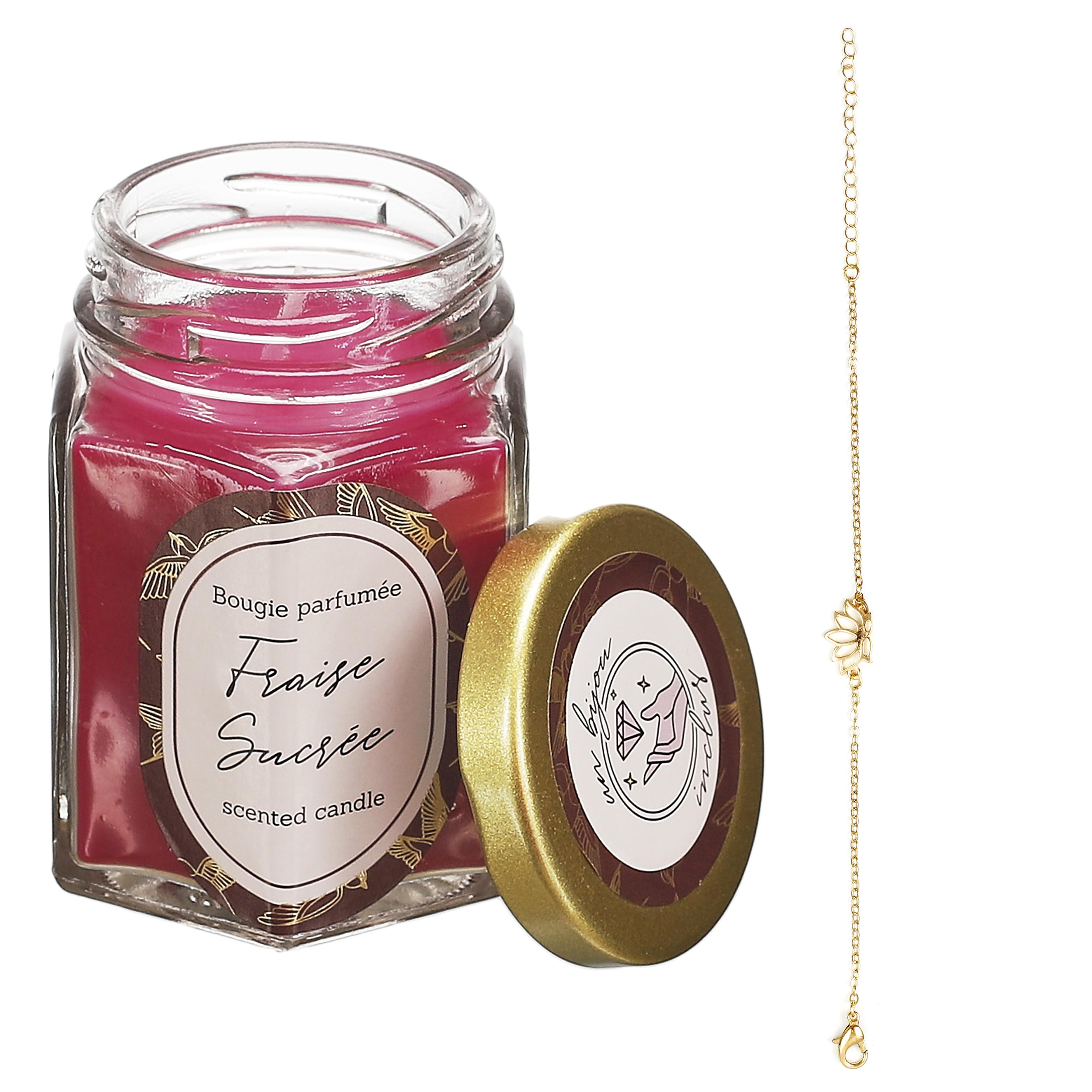 BOUGIE PARFUMEE BOCAL DECO BIJOU SURPRISE