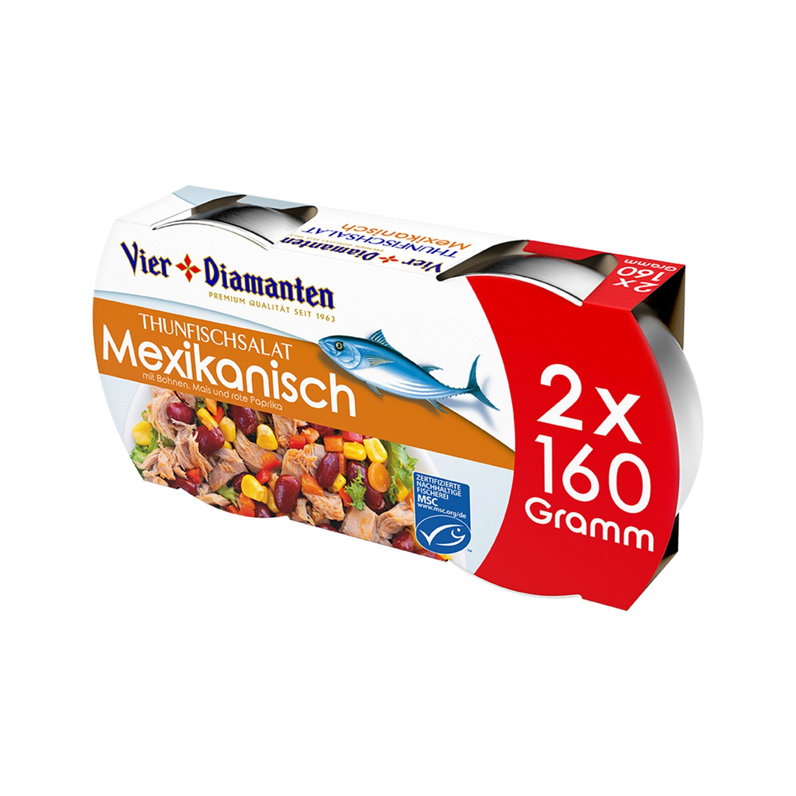 Vier Diamanten Thunfischsalat Mexikanisch 2er