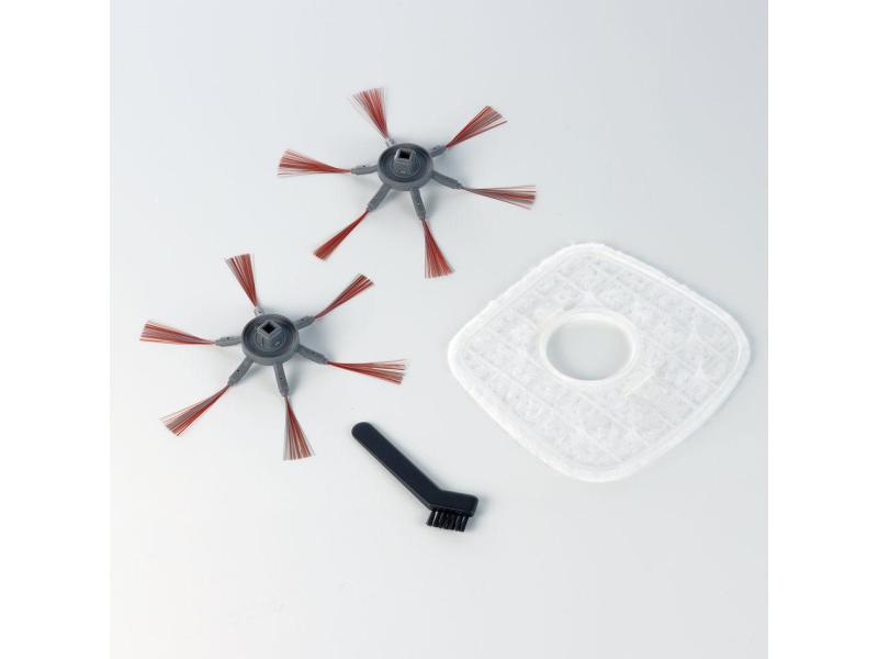 Severin Saugroboter RB 7025 Roboter-Staubsauger, platingrau-granatrot-schwarz