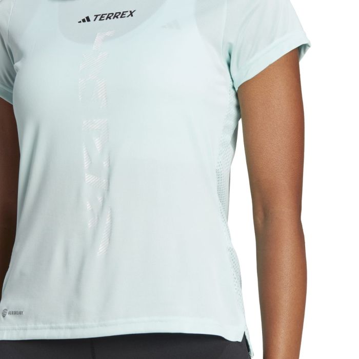 adidas Dame T-shirts AGR Shirt Blå