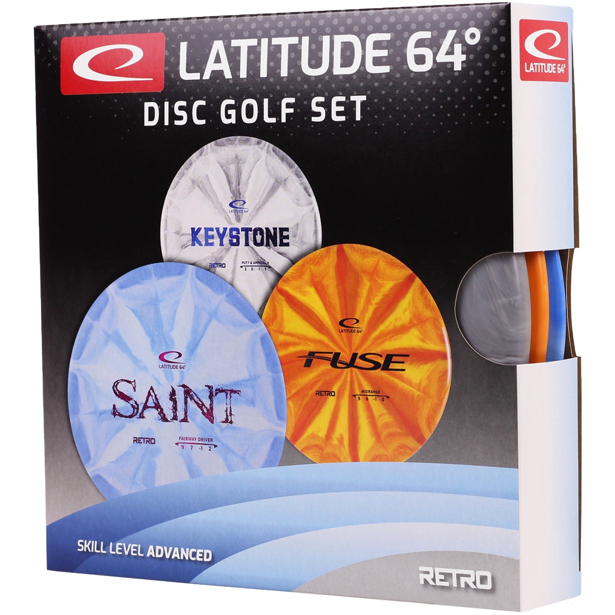 Retro Burst Advanced Disc Golf Starter Set Assorted Colors