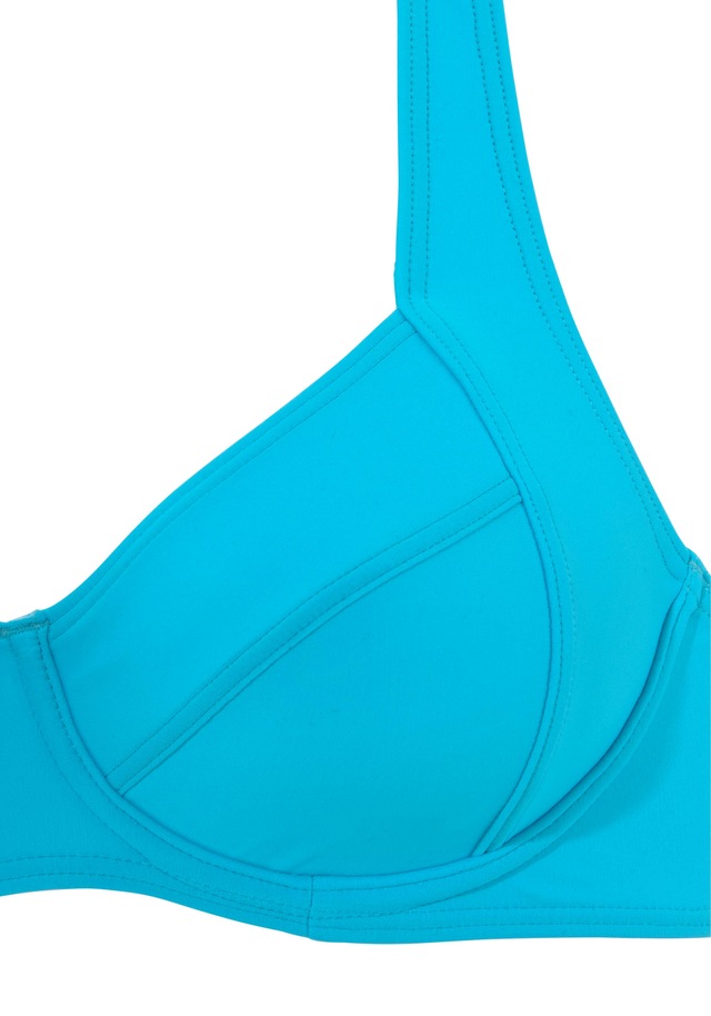 LASCANA Bügel-Bikini , mit seitlich geraffter Bikinihose
