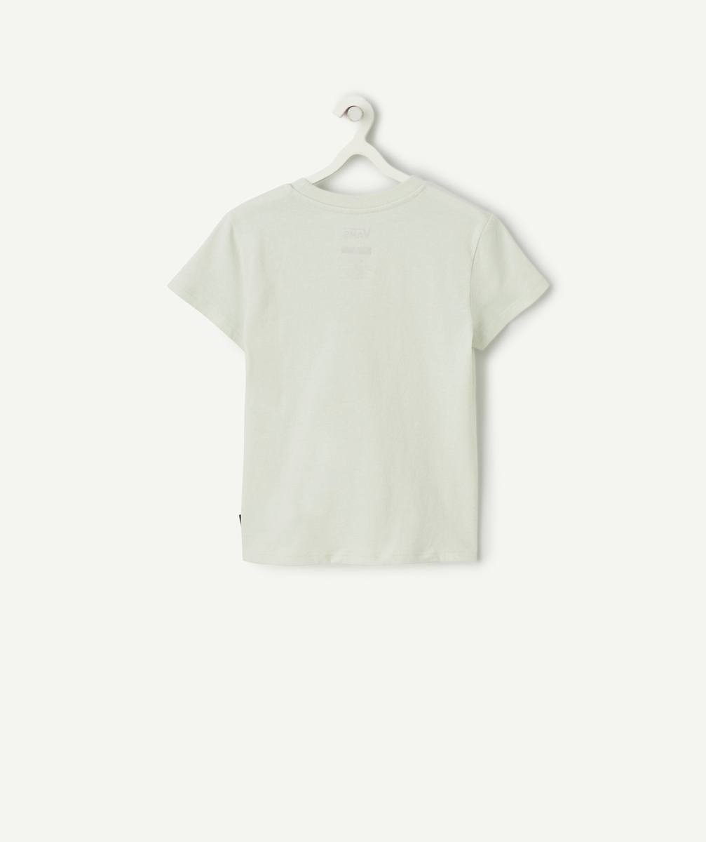 VANST-SHIRT MANCHES COURTES FLYING V CREW VERT ET VIOLET