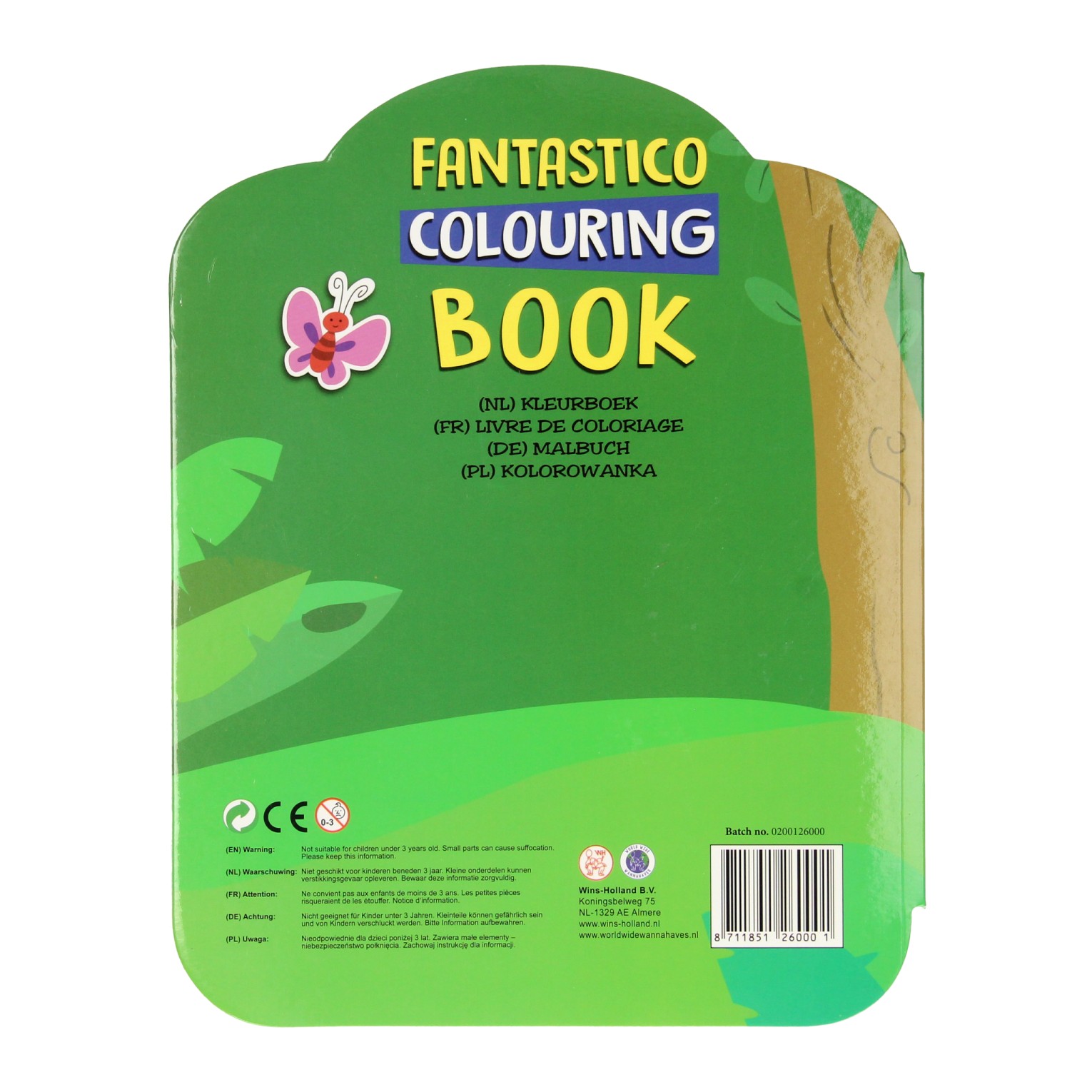 Fantastico Kleur- en Stickerboek - Jungle