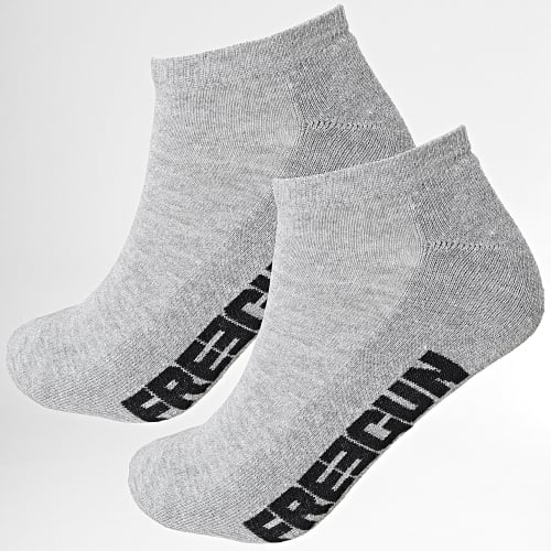 Lot De 2 Paires De Chaussettes H40315 Gris Chiné