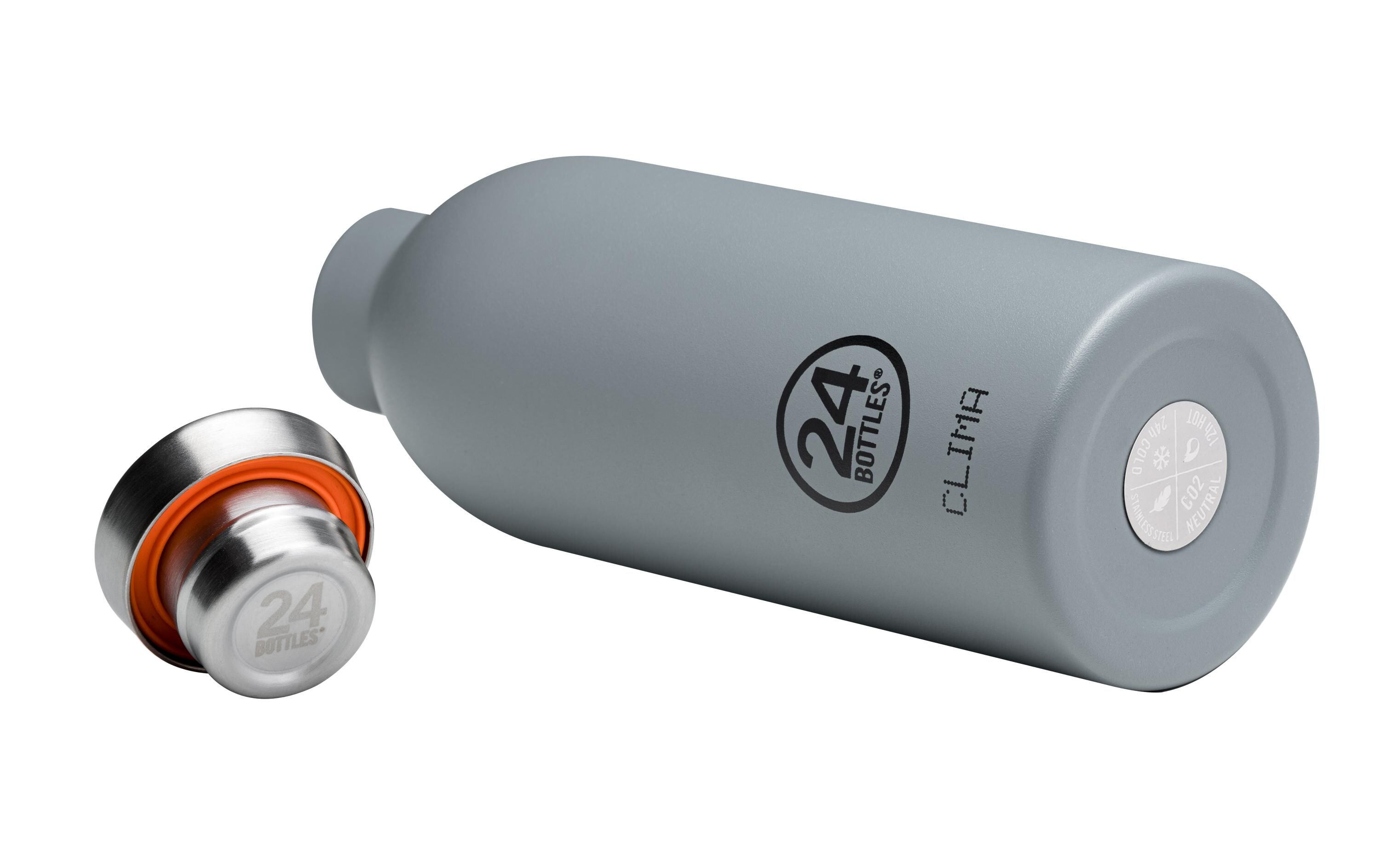 Thermosflasche Clima 500 ml, Stone Formal GreyIsolierflasche mit doppelwandiger Edelstahlisolation