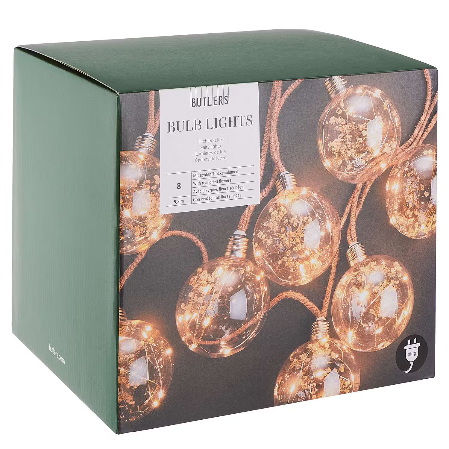 BULB LIGHTS Lichterkette 4er-Set