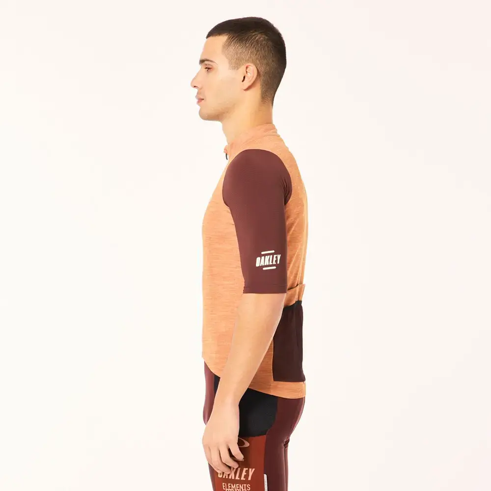 Oakley Off Grid Gravel Fietsshirt Korte Mouwen Oranje/Bruin Heren