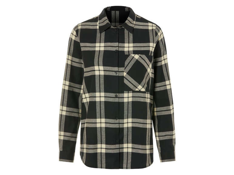 Flanellen dames blouse