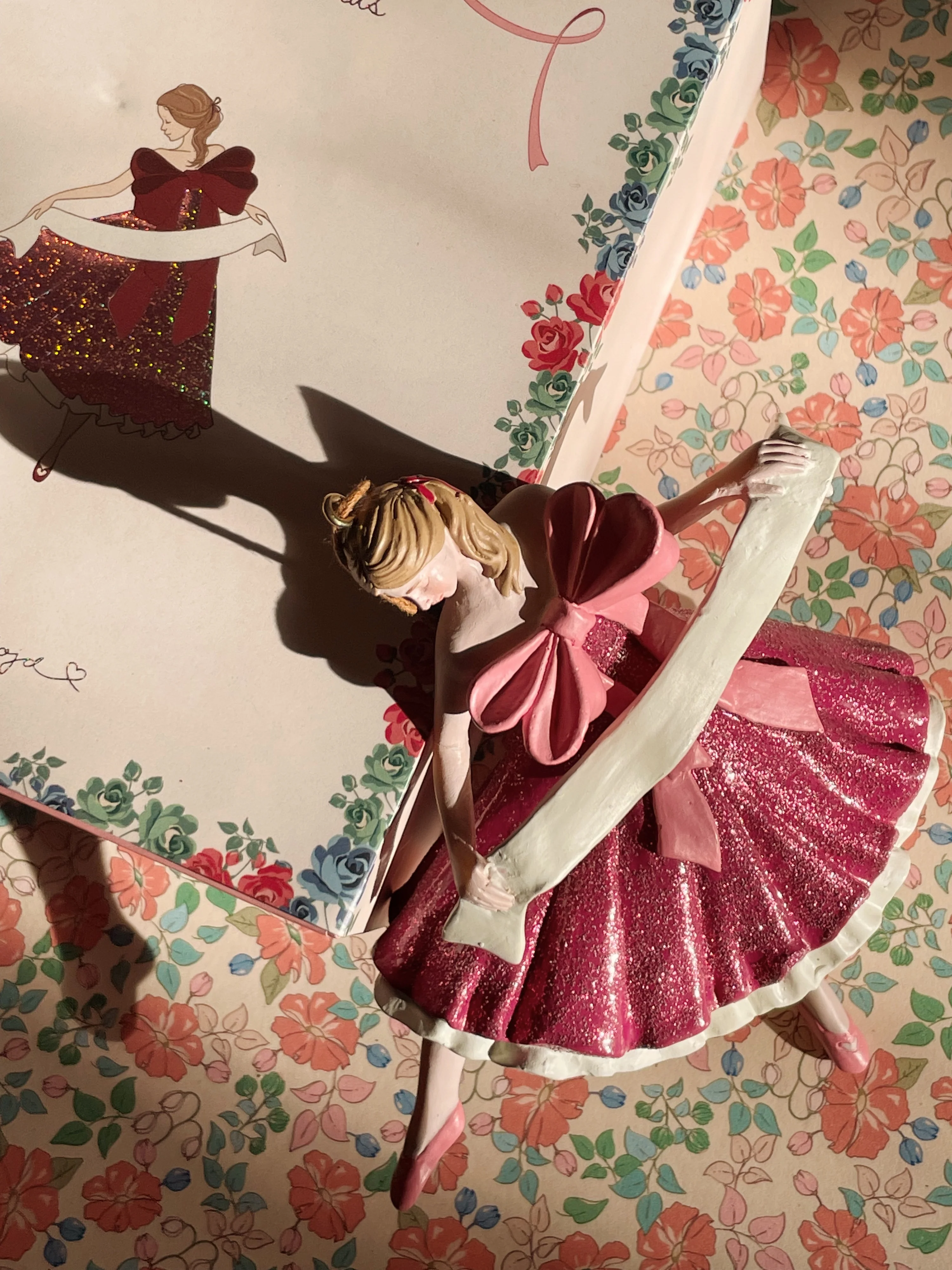 Christmas bow ballerina - bow ballerina - OS