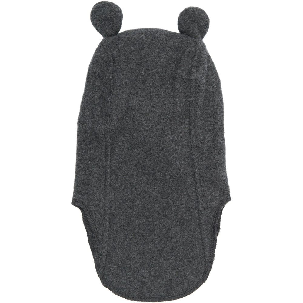 Køb Mikk-Line Anthracite Melange Bomuld Fleece Elefanthue Med Ører