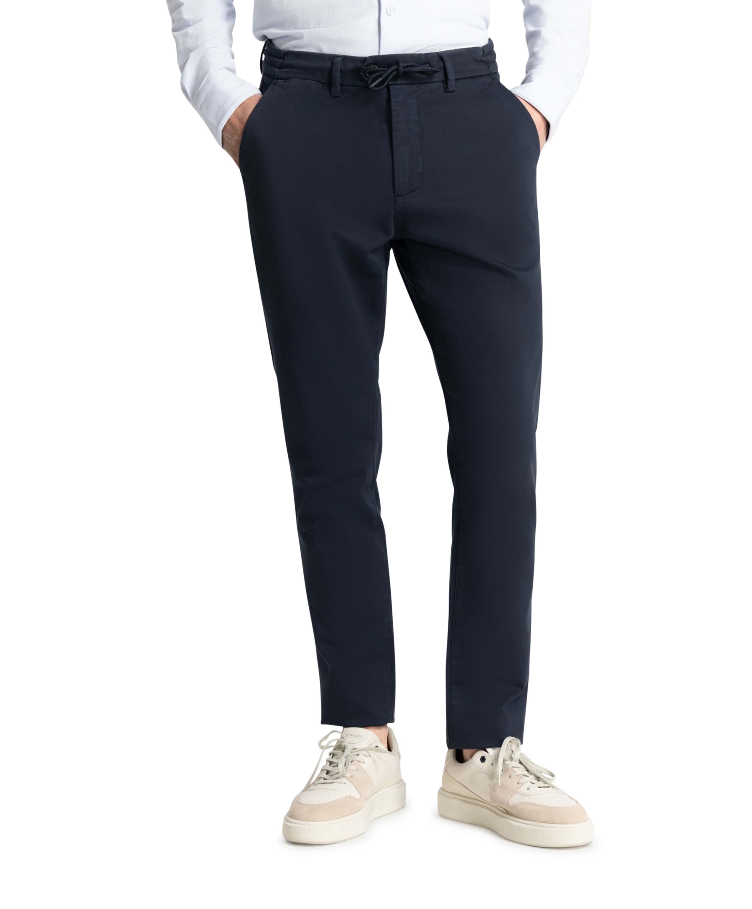 Dstrezzed Lancaster Twill Knit Tapered Jogger heren broek blauw
