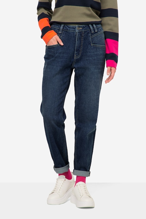 Karotten-Jeans, weite Passform, 5-Pocket-Form