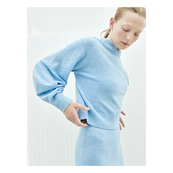 The Garment Pull Como Laine | Bleu Clair