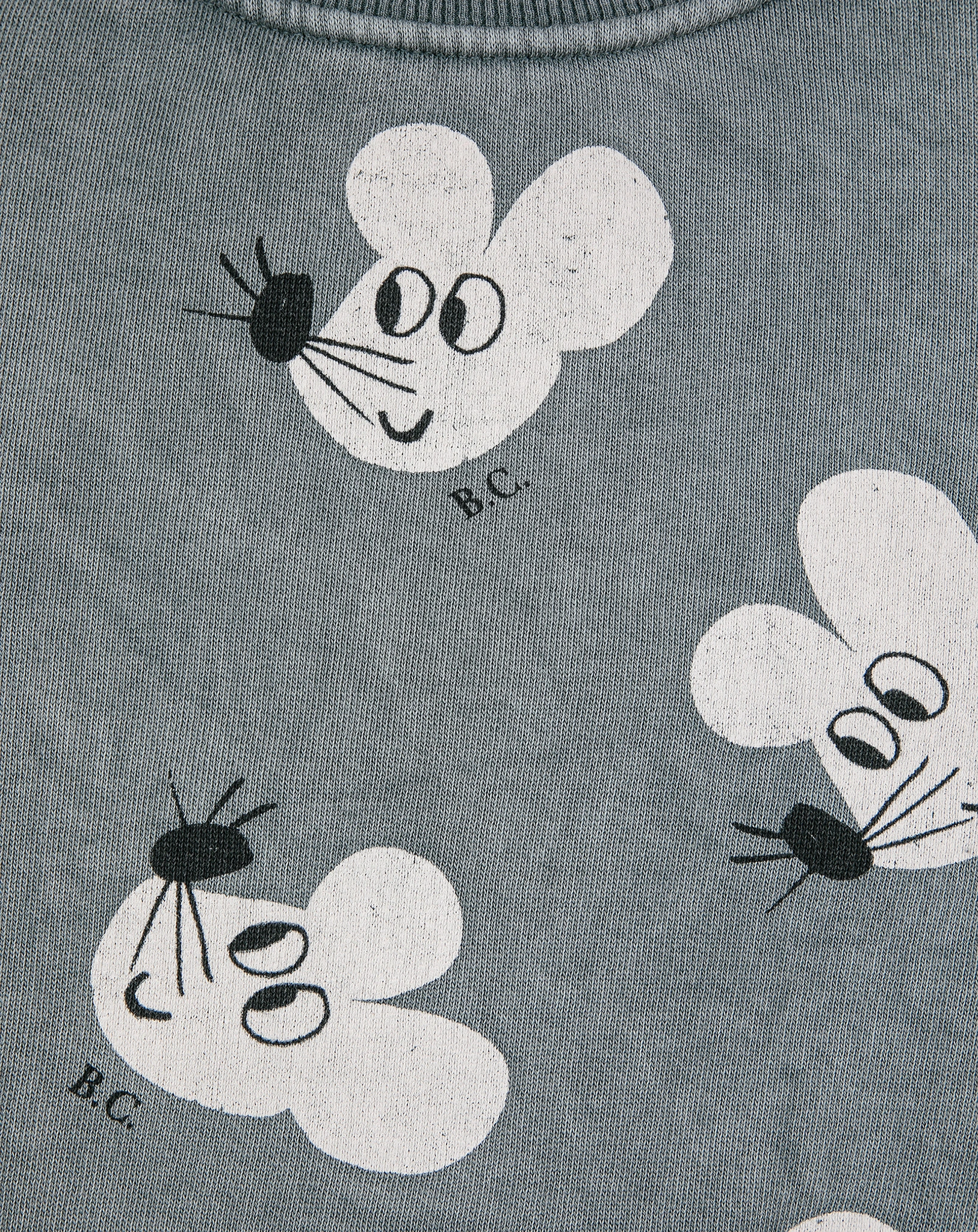 Sweatshirt MOUSE ALL OVER in grau