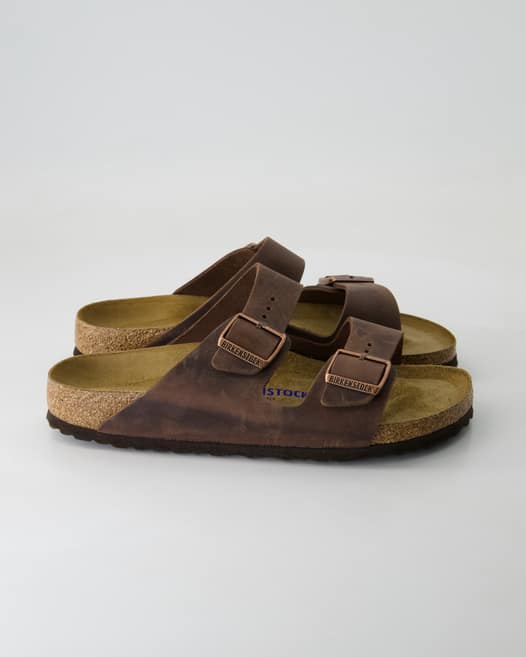 Birkenstock Arizona BS Pantoletten in Braun