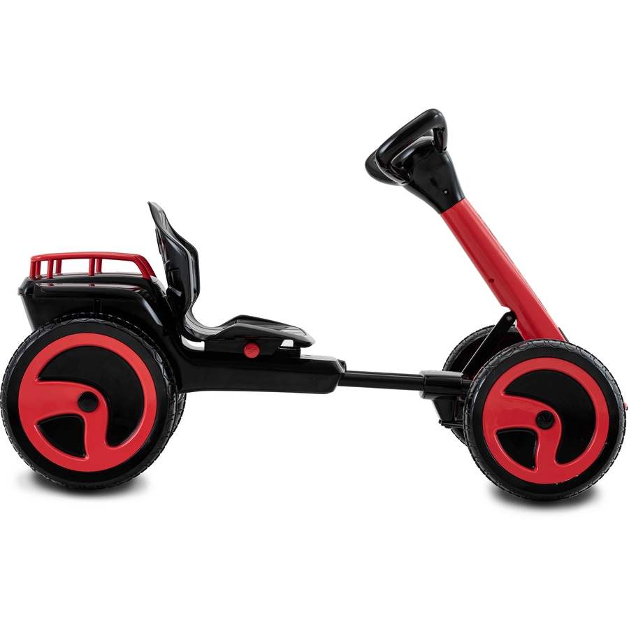 ROLLPLAY FLEX XL Go-Kart für Kinder zusammenklappbar bis zu 8 kmh Rot Rot