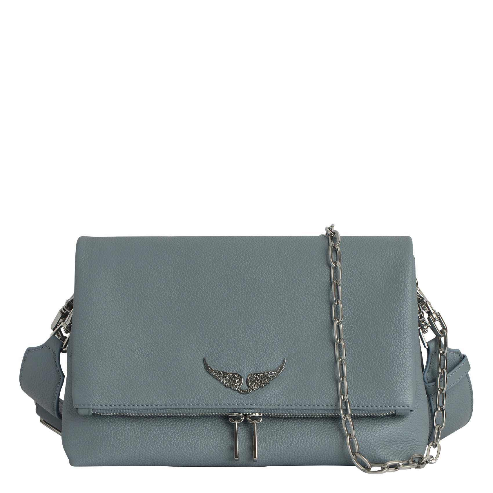 ROCKY - Sac bandoulière en cuir | Gris