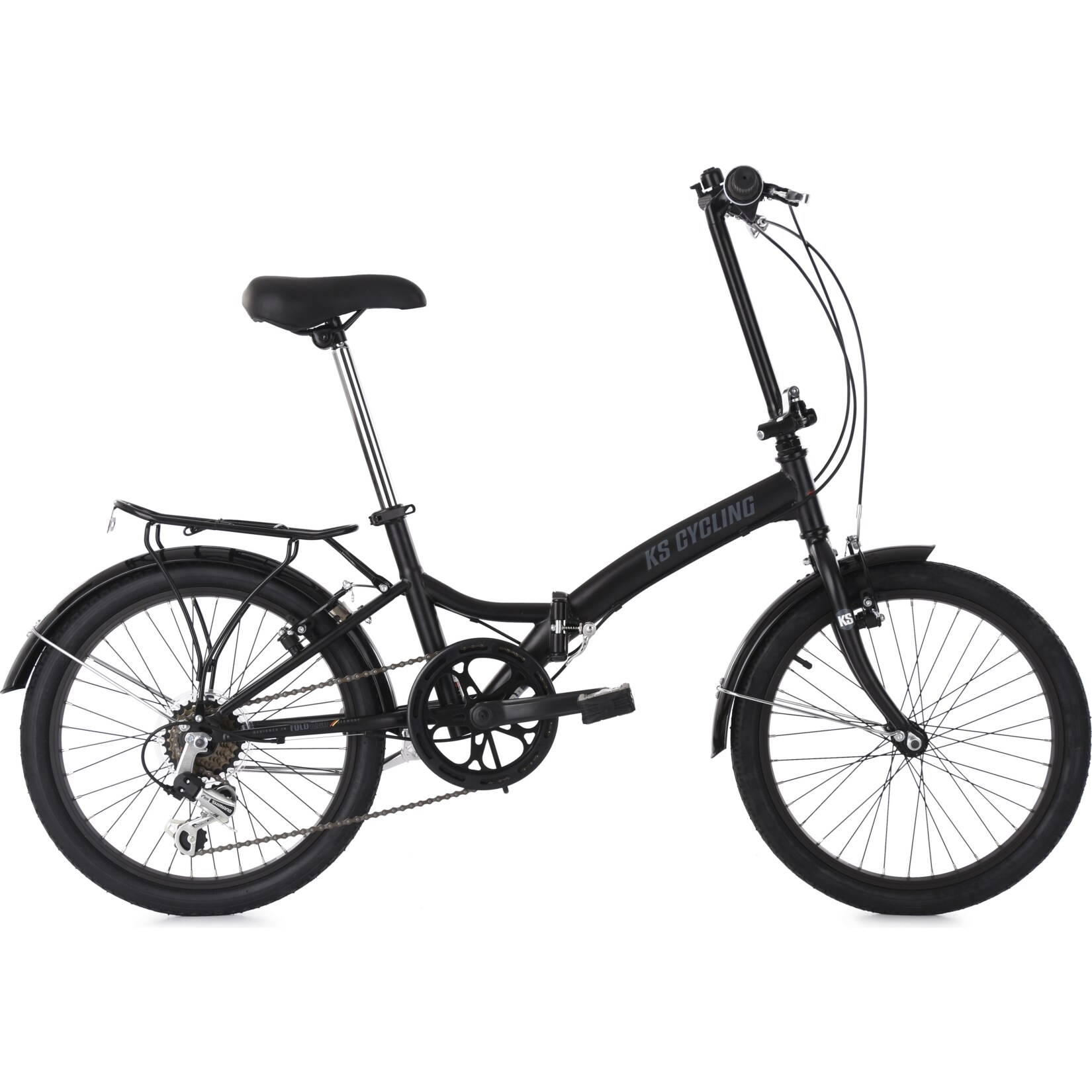 KS Cycling Faltrad 6 Gänge Klapprad Foldtech 20 Zoll