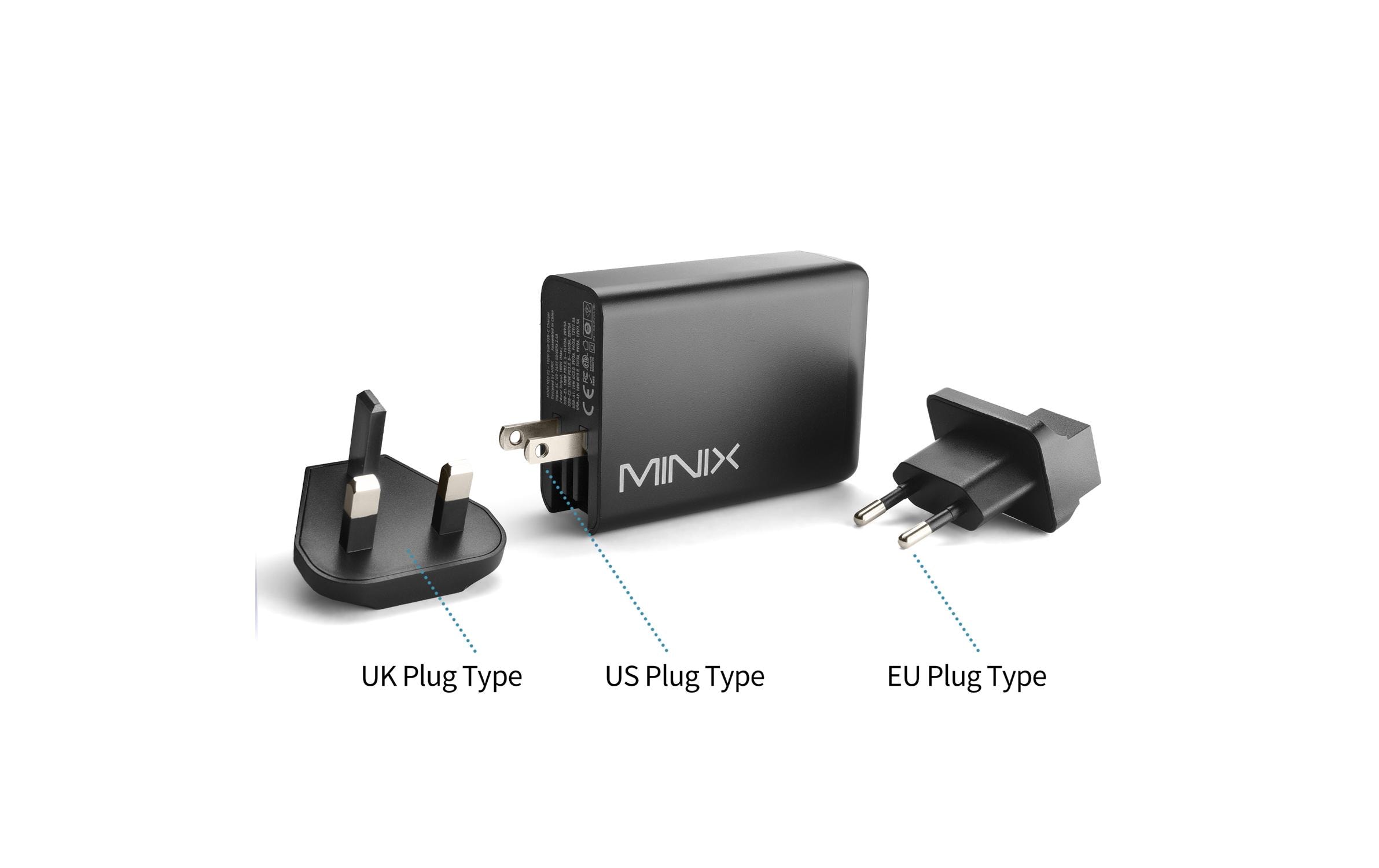 USB-Wandladegerät NEO P2 4-Port GaNUniverselles GaN-Ladegerät mit vier Ladeports