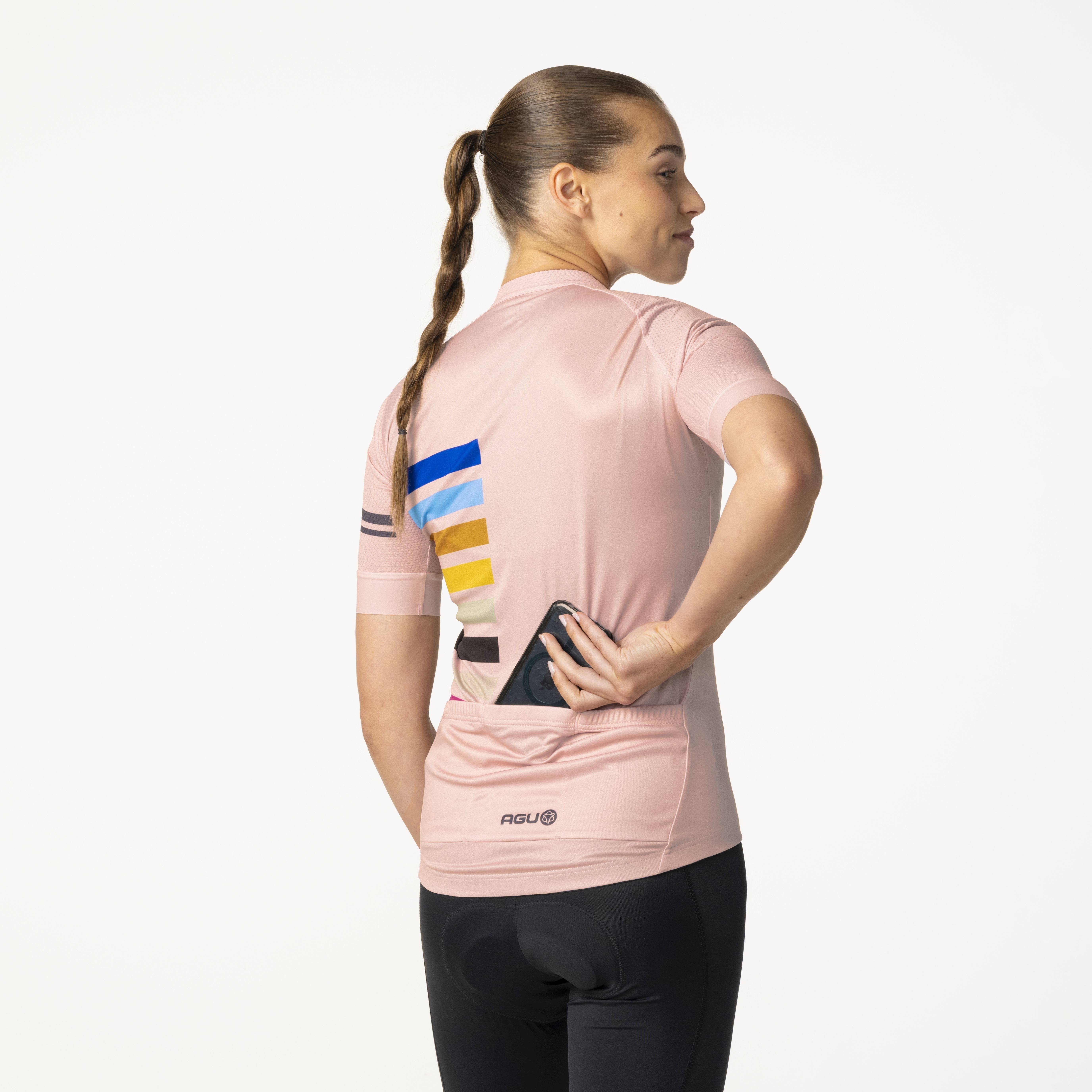 AGU Essential Dames Rainbow fietsshirt - Frost