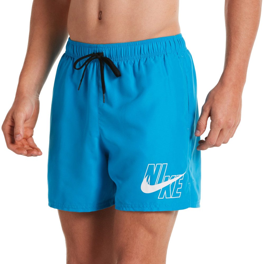 Nike Logo Lap 5' Volley Badeshorts Herren laser blue