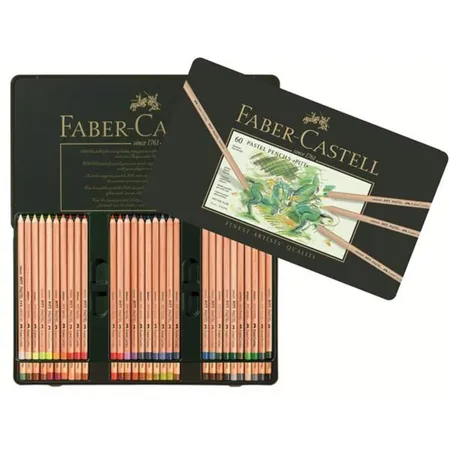 Faber-Castell Farbstift Pitt Pastel, 60 Stück